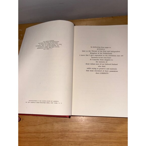 Van Loons Lives Hardcover Book 1942 Simon & Schuster Vintage Red Cloth Cover - Picture 9 of 15